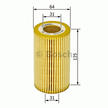 Oljefilter fabr. Bosch  VOLVO  C30/ S-V40 II/  V50/ S- V- XC60I /  V70 II -III/  XC70 II-III/ C 70II/ S80I-II/ XC90I  m.fl  
