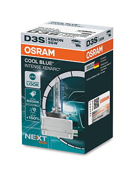 D3S OSRAM COOL BLUE INTENSE Next Generation + 150% 6200K   