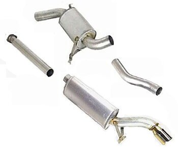 SPORTAVGASSYSTEM 3" ALU Superflow  (ej Framrör) SAAB 9000 92-