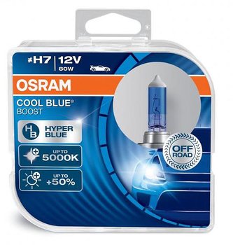 H7 OSRAM 12V COOL BLUE BOOST  80W 2-PACK