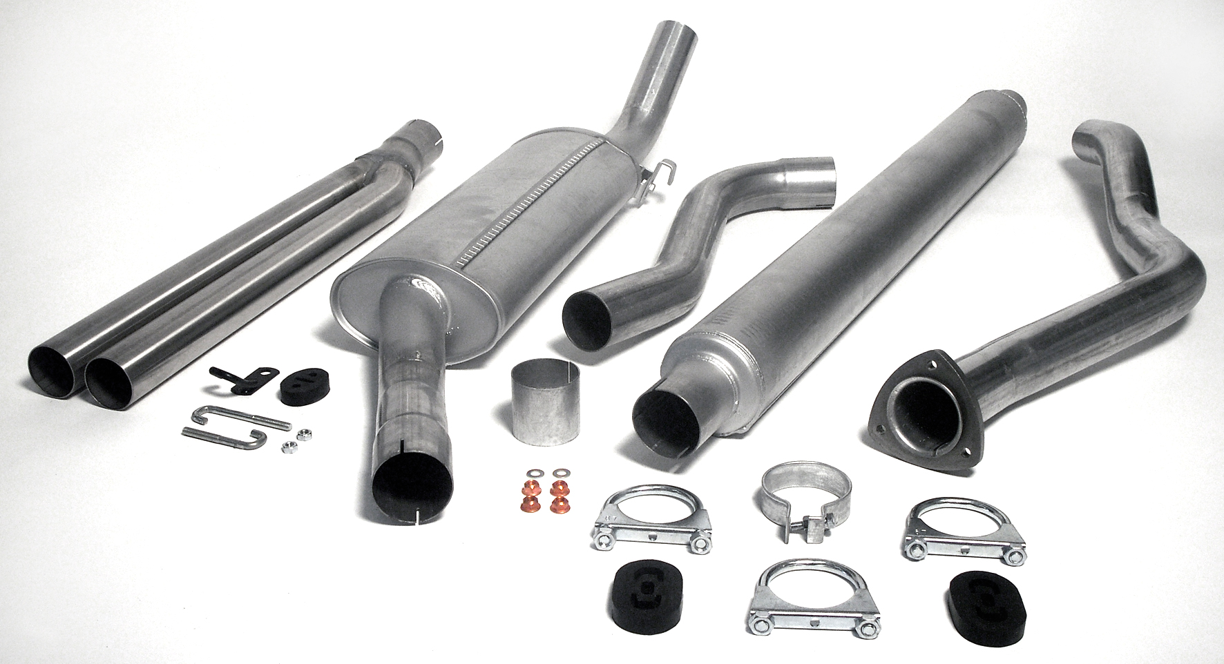 SPORTAVGASSYSTEM 2,5" SAAB 900 Turbo 1981-1988 med framrör