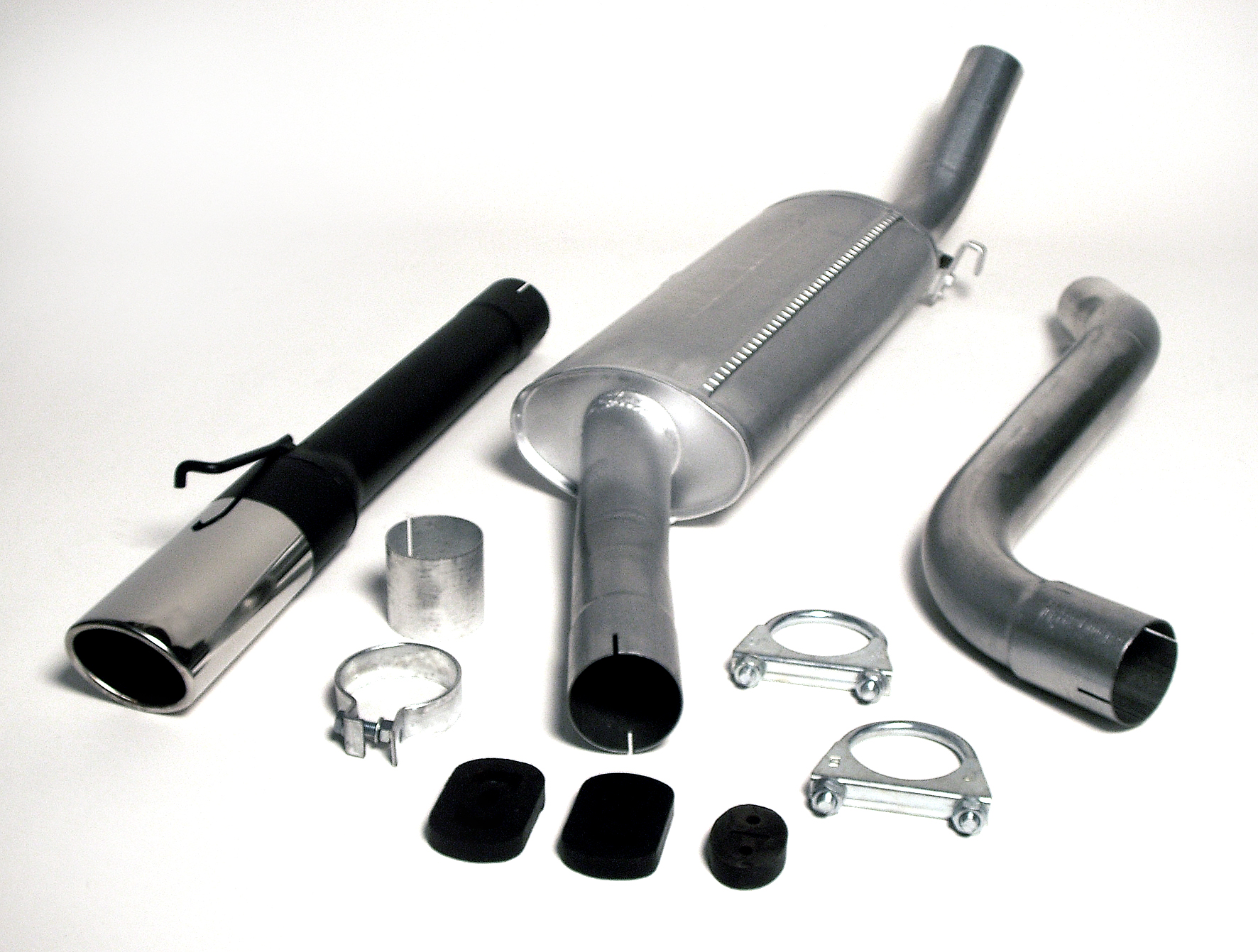 SPORTAVGASSYSTEM 2,5" SAAB 900 Turbo 1987-1993,  slutrör ovalt 70/90mm