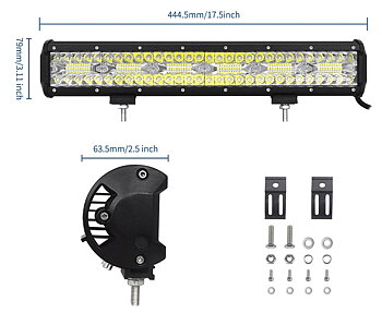 LEDRAMP 8D, RAK 17" /360*