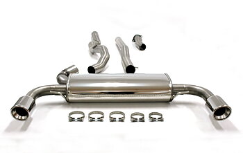 SPORT AVGASSYSTEM  efter KAT. VOLVO S60 II/V60 2WD, 4-cyl bensin  2010-2018,  Ändrör 2x100mm