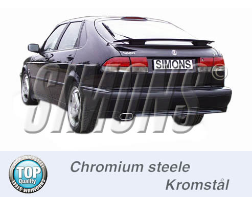 SPORTAVGASSYSTEM 2,5" SAAB 9-3 I  1998-2002 - 3