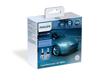 H3 PHILIPS LED Ultinon  Essential Konverteringssats   19W/12-24V   (testexemplar)