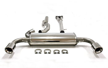 SPORT AVGASSYSTEM  VOLVO XC60  T6  med främre rör, Ändrör 2x100mm