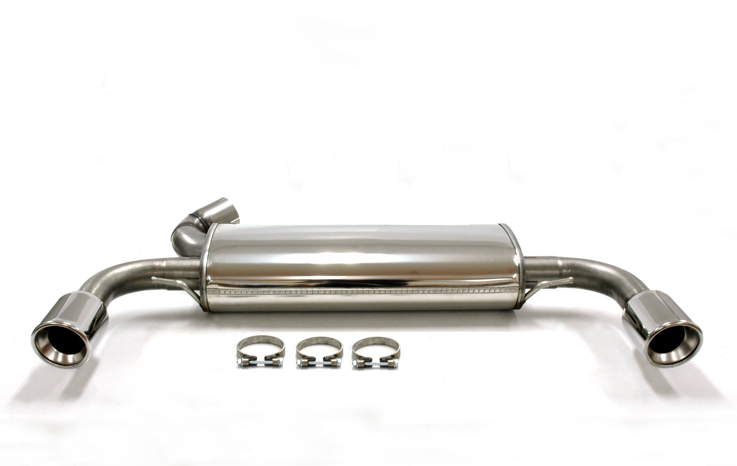 SPORTAVGAS - bakre dämpare VOLVO XC60  Diesel,    Ändrör 2x90mm