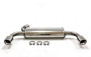 SPORTAVGAS - bakre dämpare VOLVO XC60  Diesel,    Ändrör 2x90mm