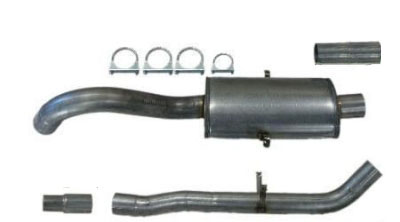 SPORTAVGASSYSTEM  3" ALU  "halvsats" -. VOLVO 740 -940  m 1 ljudd