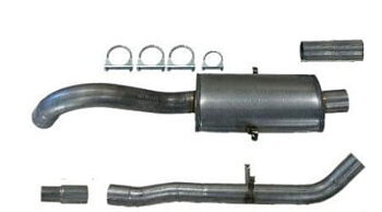 SPORTAVGASSYSTEM  3" ALU  "halvsats" -. VOLVO 740 -940  m 1 ljudd