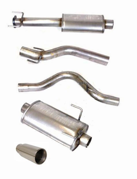 SPORTAVGASSYSTEM 3" Rostfritt  Superflow (ej framrör) SAAB 9-5 98-01/Aero 98-03
