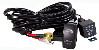 KABELSATS med RELÄ  FÖR 2 st LED LJUS
