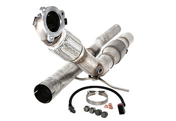 FRAMRÖR DOWNPIPE 3" med KAT VOLVO  70 I-ser Turbo  2WD;  1999-