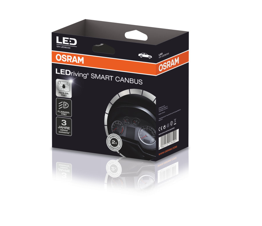 OSRAM LEDriving SMART CANBUS kontroll  SC03/1 för LED lampor - 2 st - 2
