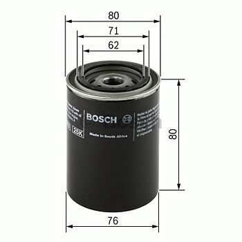 Oljefilter   "Premium"  Fabr  Bosch -Saab bensin/E85 motor
