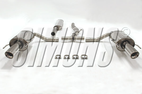 SPORTAVGASSYSTEM 2,5" SAAB 9-3 XWD  2009-- "Duplex"