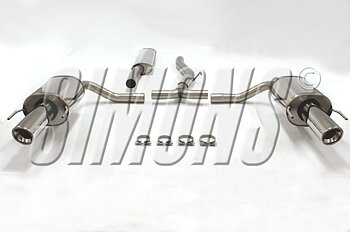 SPORTAVGASSYSTEM 2,5" SAAB 9-3 XWD  2009-- "Duplex"