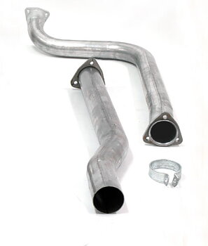 FRAMRÖR DOWNPIPE  -Rostfritt- 2,5"  VOLVO 700/900-ser Tubro