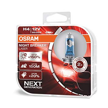 H4 OSRAM 12V NB +150%  NEXT GENERATION 2-PACK /OUTLET