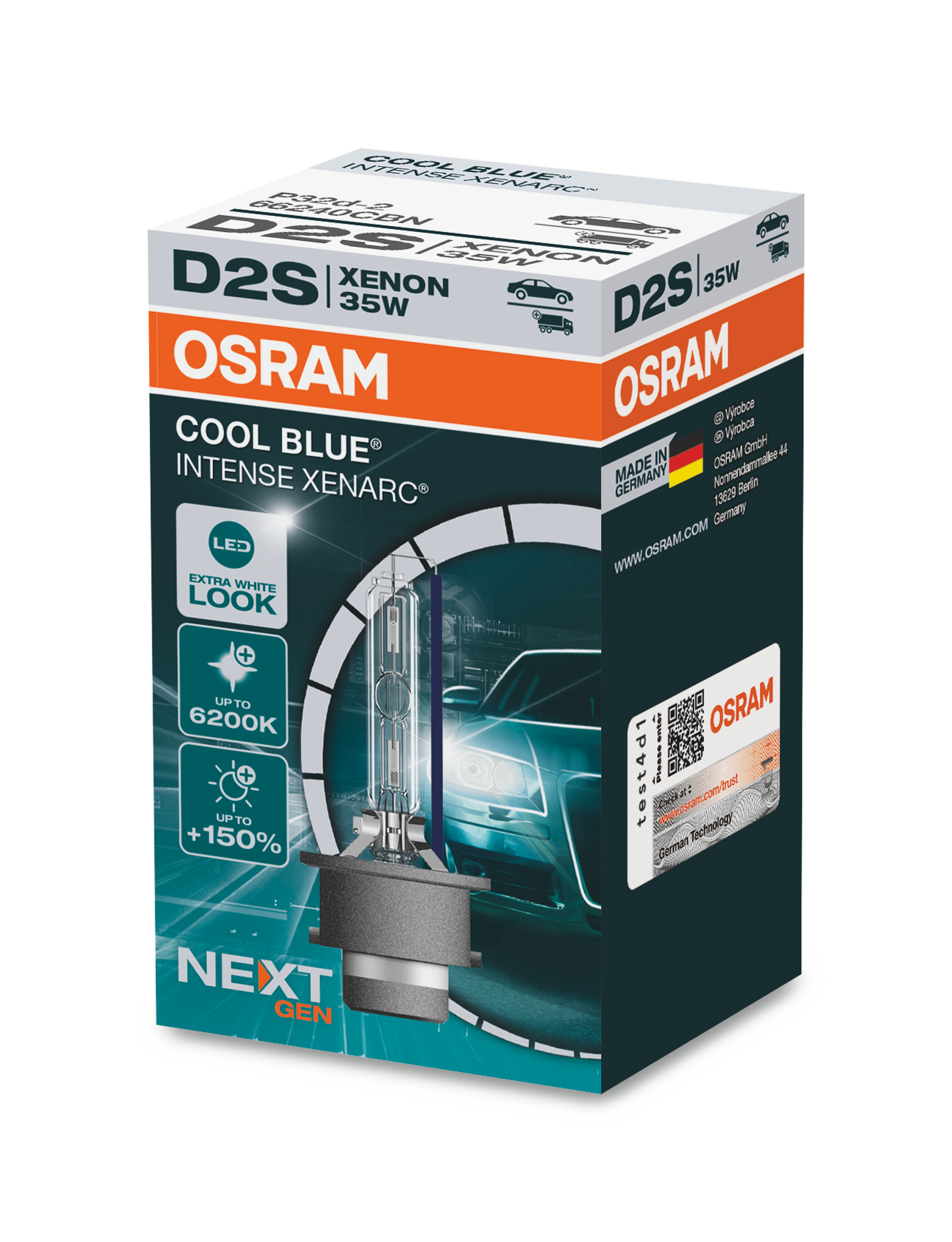 D2S OSRAM COOL BLUE INTENSE Next gen 6200K