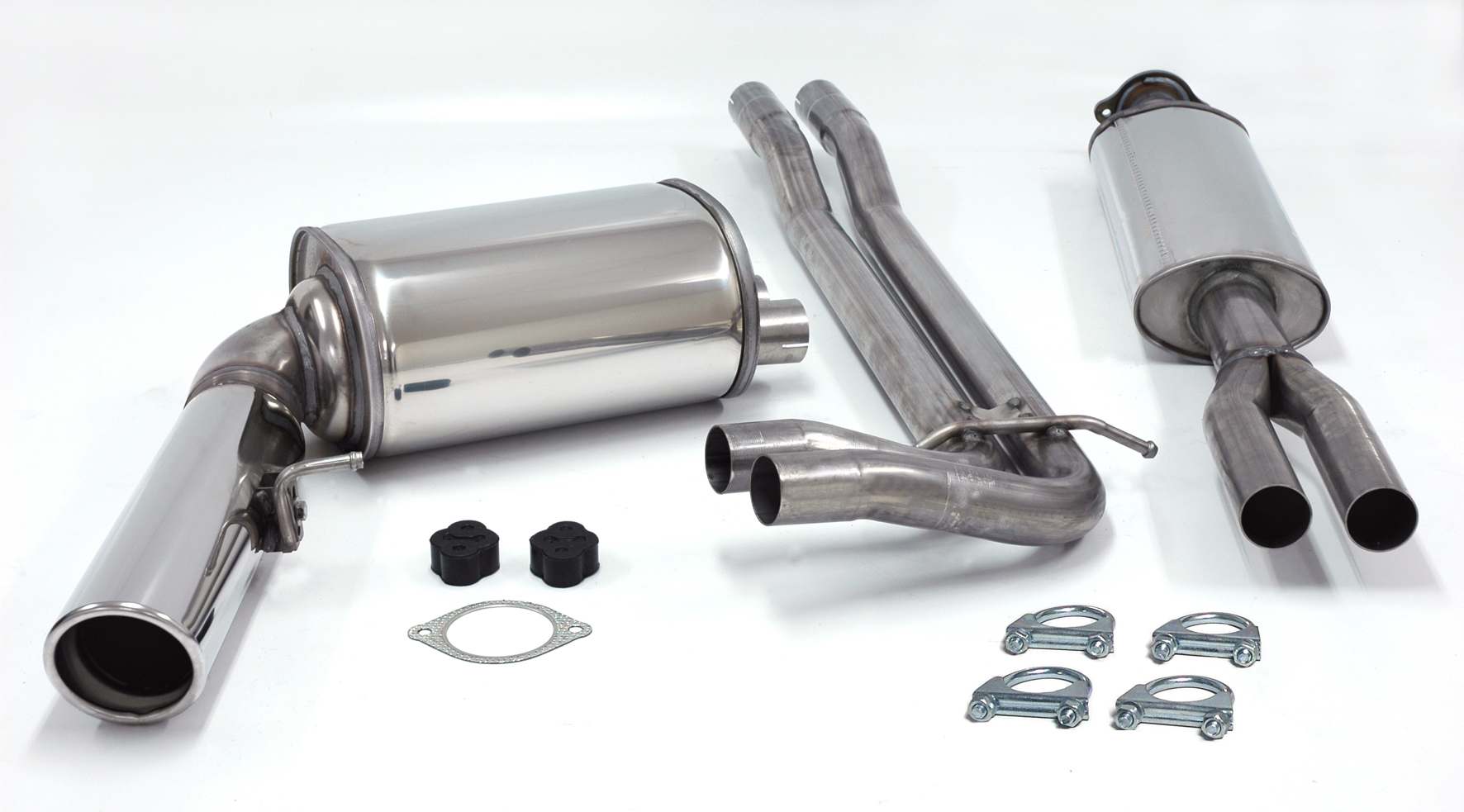 SPORTAVGASSYSTEM  VOLVO V70 XC AWD/ XC70 2001-2007 , 2,5"/ 2x2",  Ändrör 1x100mm