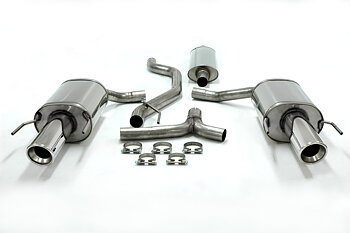 SPORTAVGASSYSTEM DUPLEX 2,5" SAAB 9-3 II, 1,8 2,0T, 2,8 T  Aero -"Duplex"