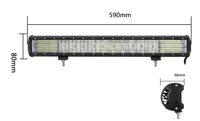 LEDRAMP 9D, RAK 22" / 570*