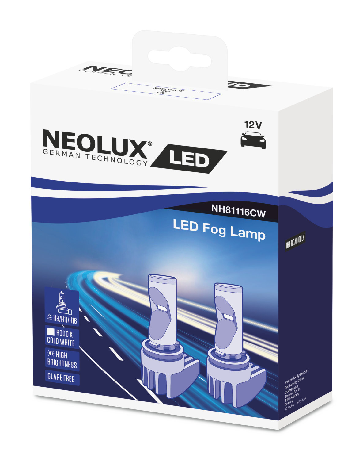 H8 /H11 /H16 NEOLUX  LED FOG LAMP Foglamp Konverteringssats 