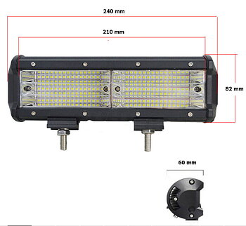 LEDRAMP 9D, RAK 10" / 270*