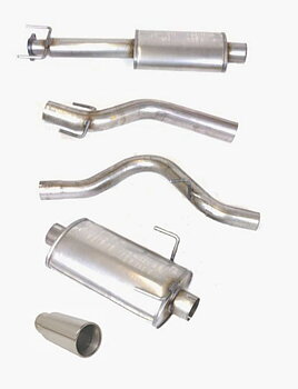 SPORTAVGASSYSTEM 3" ALU Superflow  med framrör  SAAB 9-5; 02-10