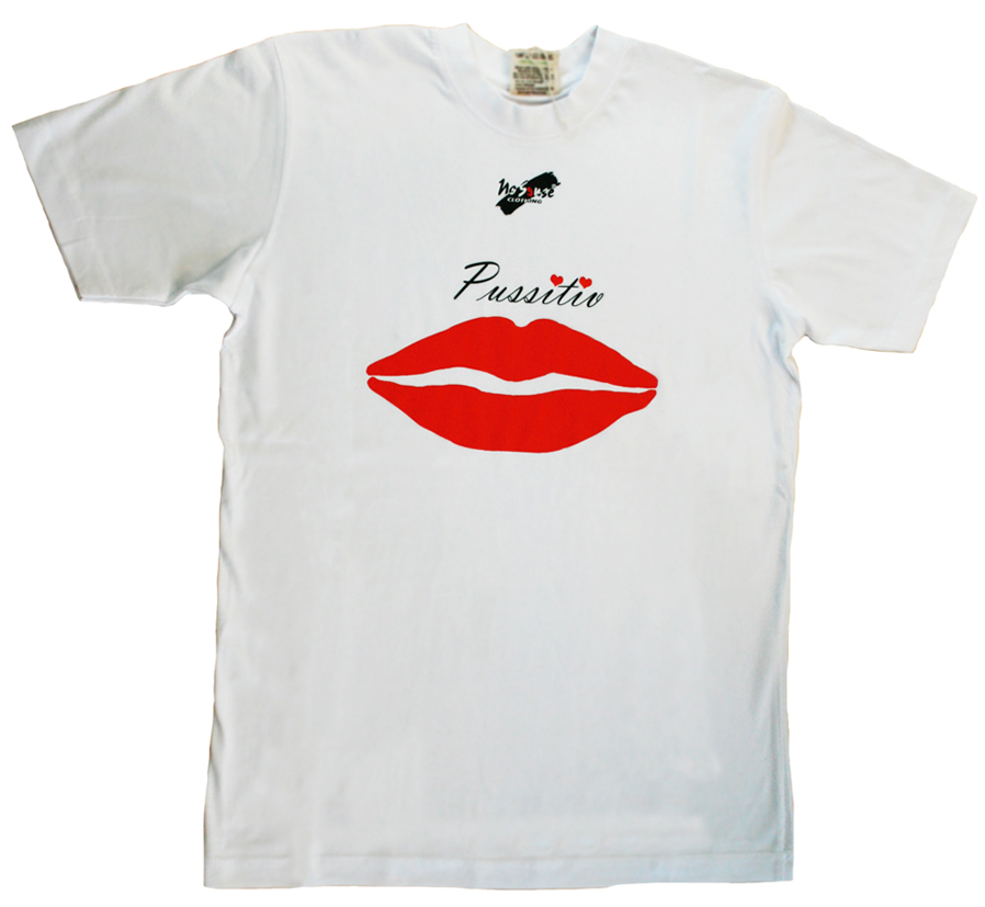 T-shirt No Sense "Pussitiv" Ekologisk LAGERRENSNING 55%