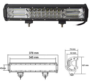 LEDRAMP 7D, RAK 15" / 216*