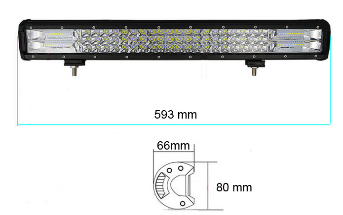 LED RAMP 7D, RAK 22" / 324*