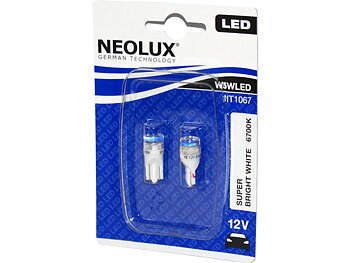 LED LAMPOR  W5W (T10), NEOLUX 12V - 2 st