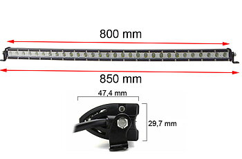 LEDRAMP RAK  32" /150 * SLIM 