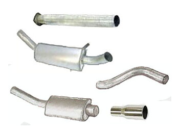 SPORTAVGASSYSTEM 3" ALU Superflow SAAB 900 1987-1993