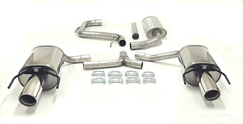 SPORT AVGASSYSTEM  DUPLEX 2,5" SAAB 9-3 II, 1,8 2,0T, 2,8 T  Aero -"Duplex"