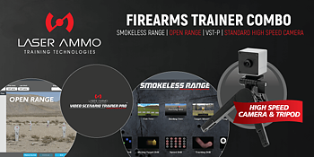 Firearms Trainer - Smokeless Range ® Simulator Combo Package con telecamera a focale standard - standard throw