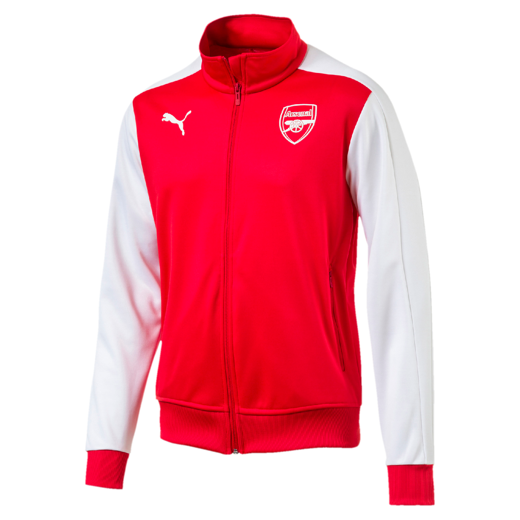 2017/2018 AFC PUMA T7 JACKET - RÖD/VIT