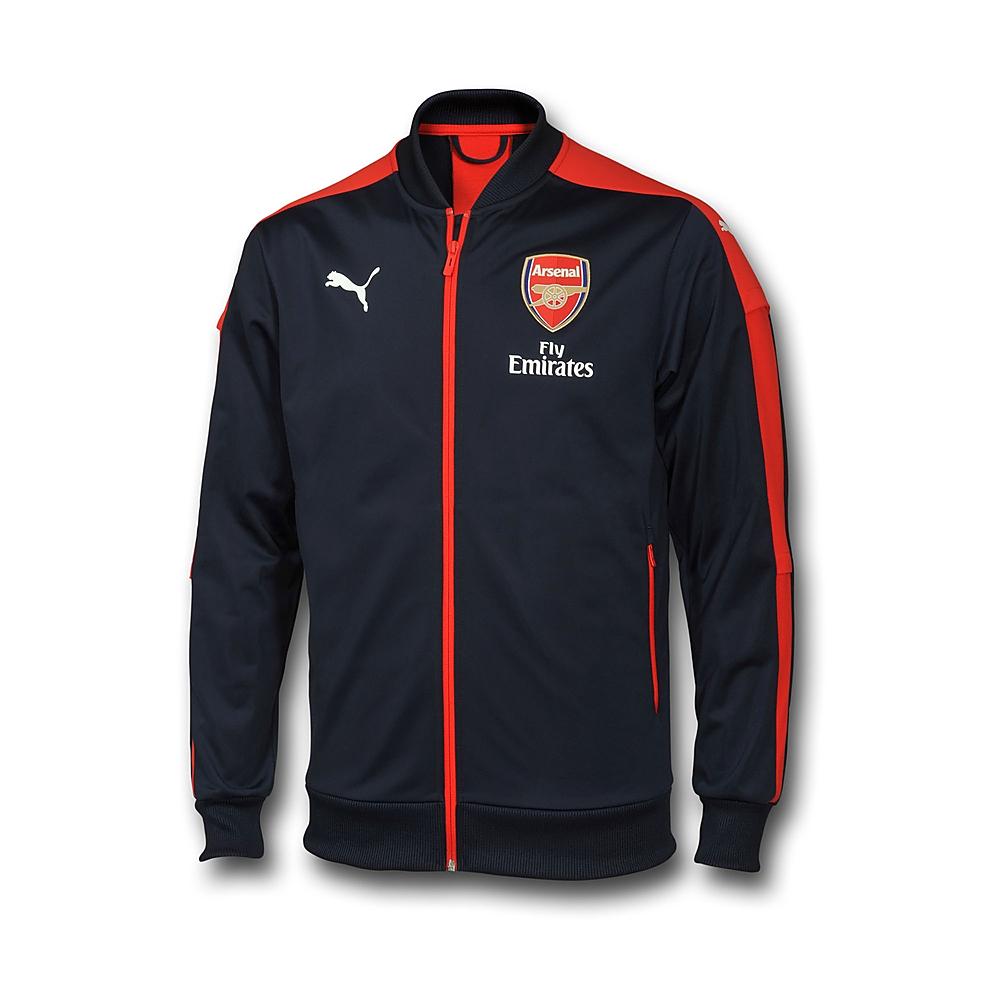 2016/2017 PUMA ARSENAL STADIUM JACKET - BLÅ