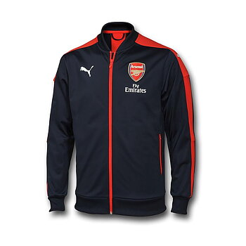 2016/2017 PUMA ARSENAL STADIUM JACKET - BLÅ