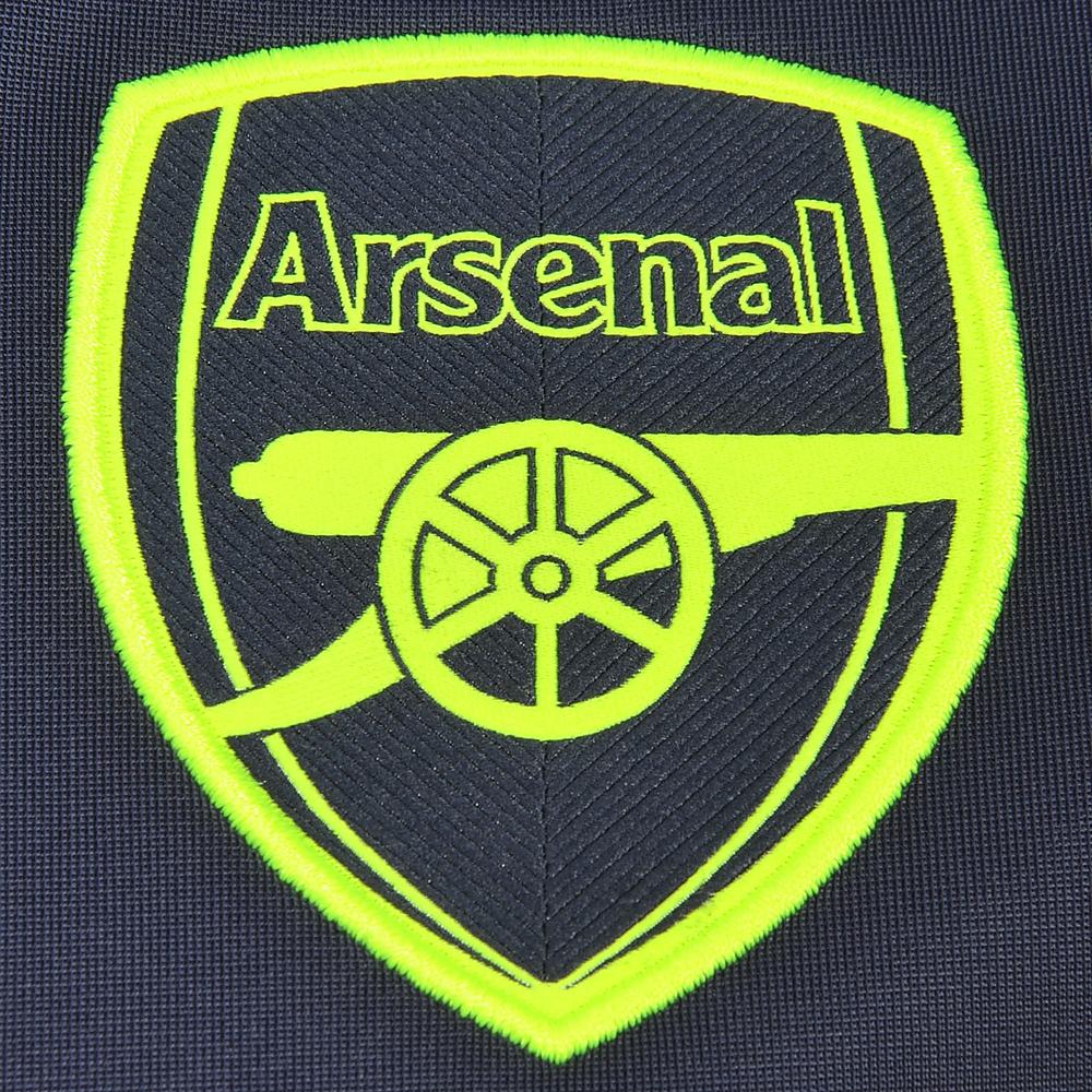 2016/2017 PUMA ARSENAL THIRD STADIUM JACKET - BLÅ/NEON GUL - 4
