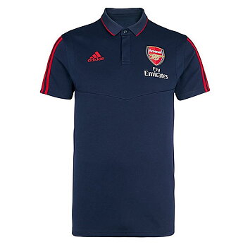 2019/2020 ARSENAL ADIDAS PIKÉ - BLÅ