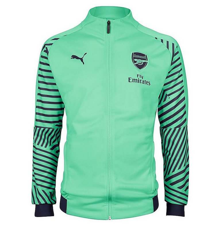 2018/2019 ARSENAL STADIUM JACKET - GRÖN