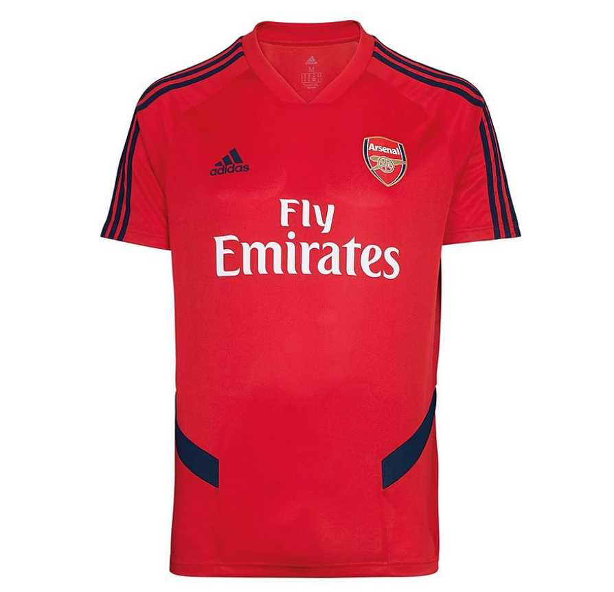 2019/2020 ARSENAL ADIDAS TRAINING SHIRT - RÖD