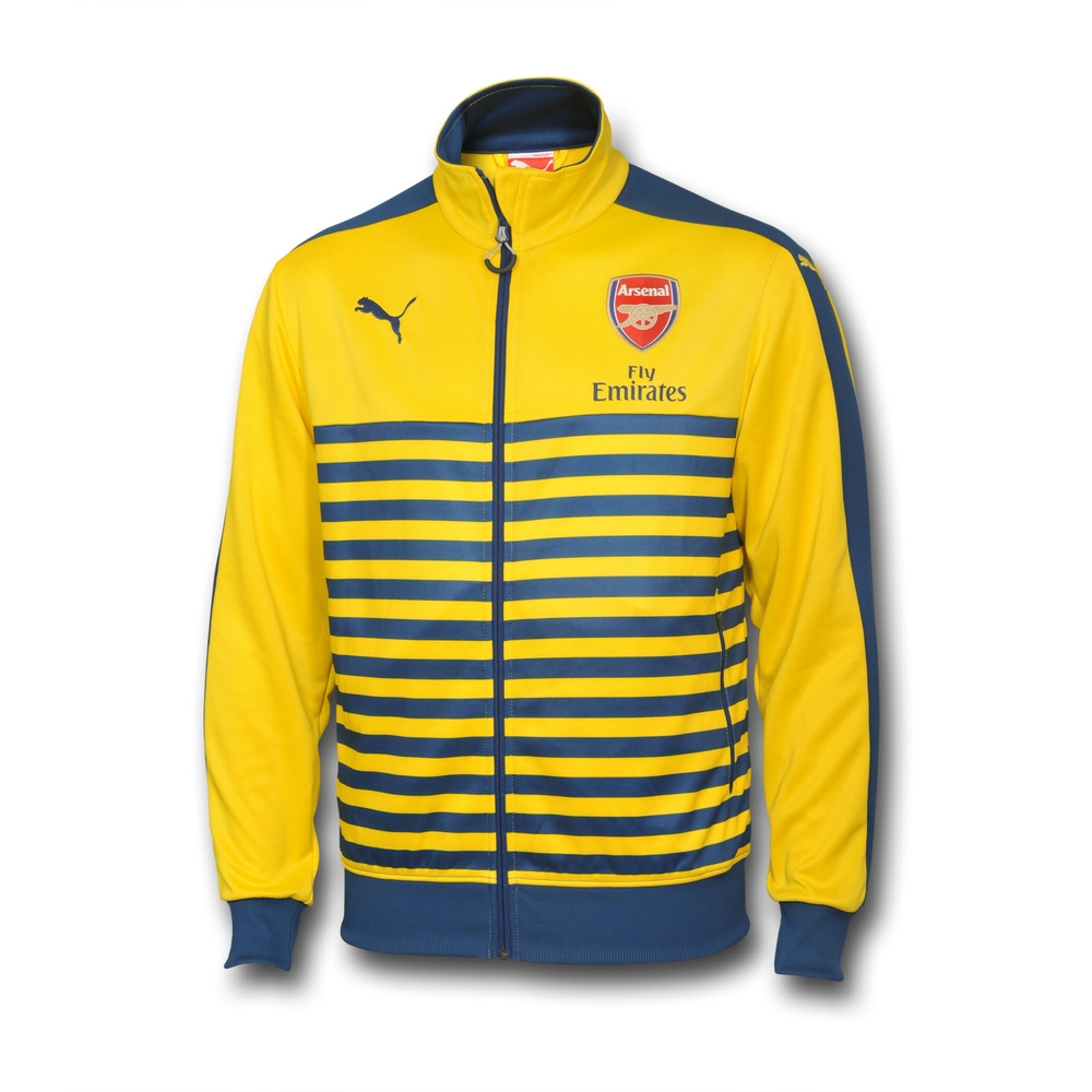 2014/2015 PUMA T7 ANTHEM JACKET - BLÅGULRANDIG
