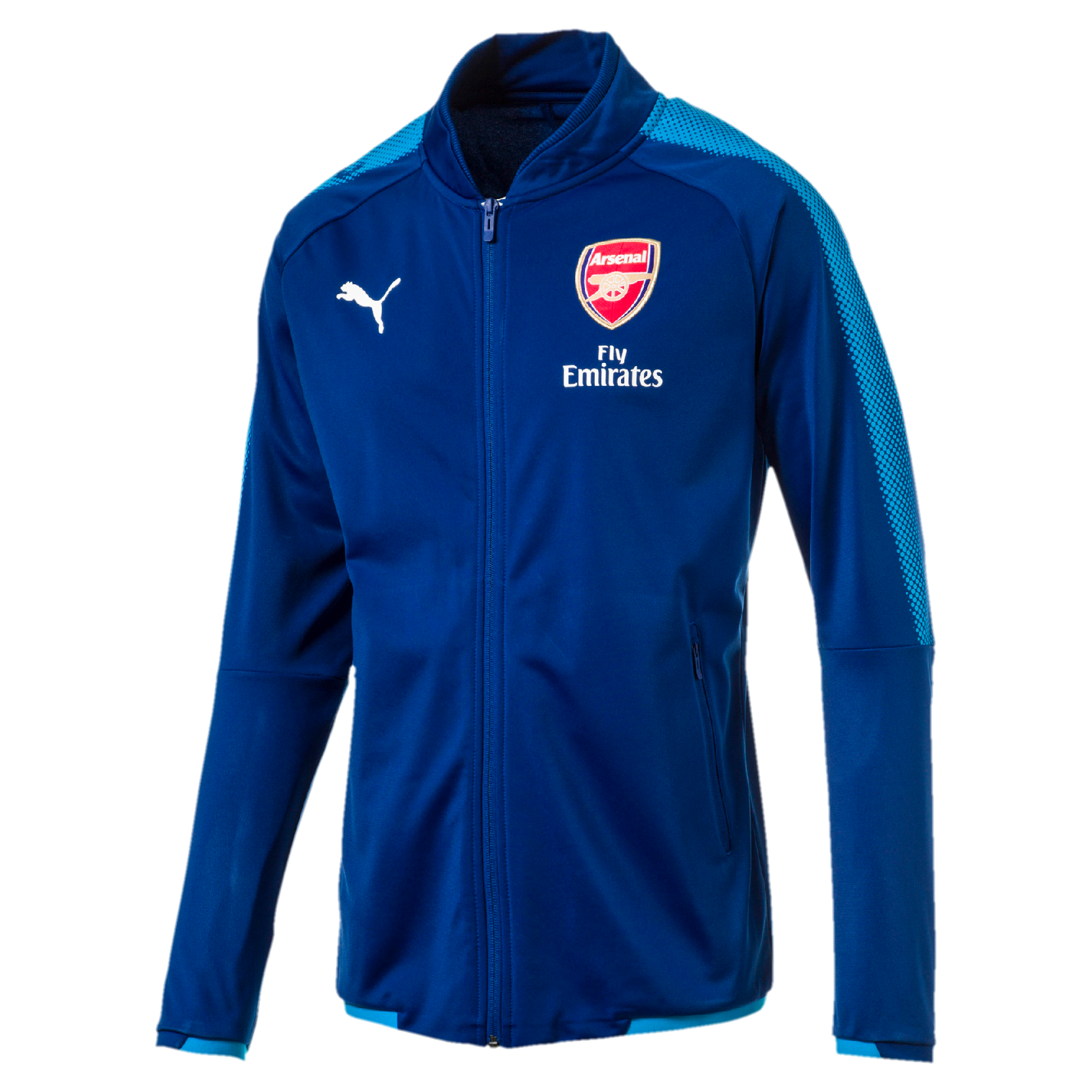 2017/2018 PUMA AFC STADIUM JACKET - BLÅ
