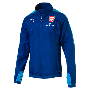 2017/2018 PUMA ARSENAL VENT STADIUM JACKET - BLÅ