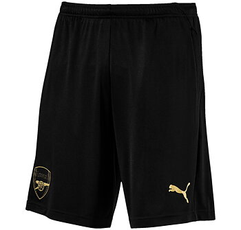 2018/2019 ARSENAL TRAINING SHORTS - SVART